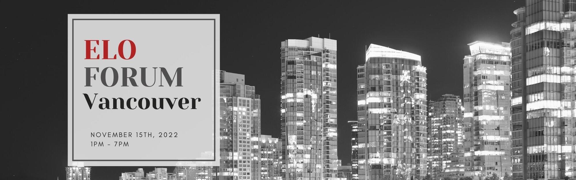 Entrepreneurial Leaders Organization Vancouver 2022